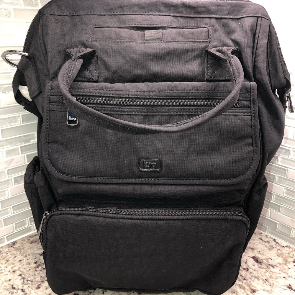 Lug Via 3-in-1 Preowned in Black Missing Strap